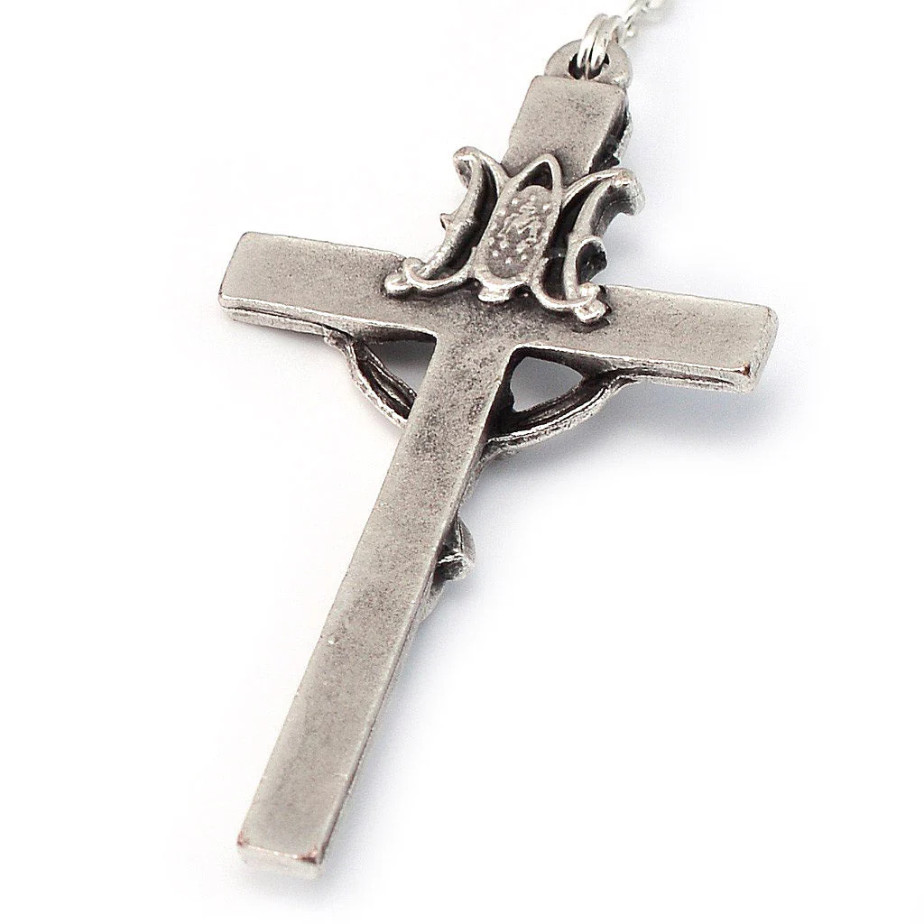 Annunciation Rosary, Silver & Jade - Image 3