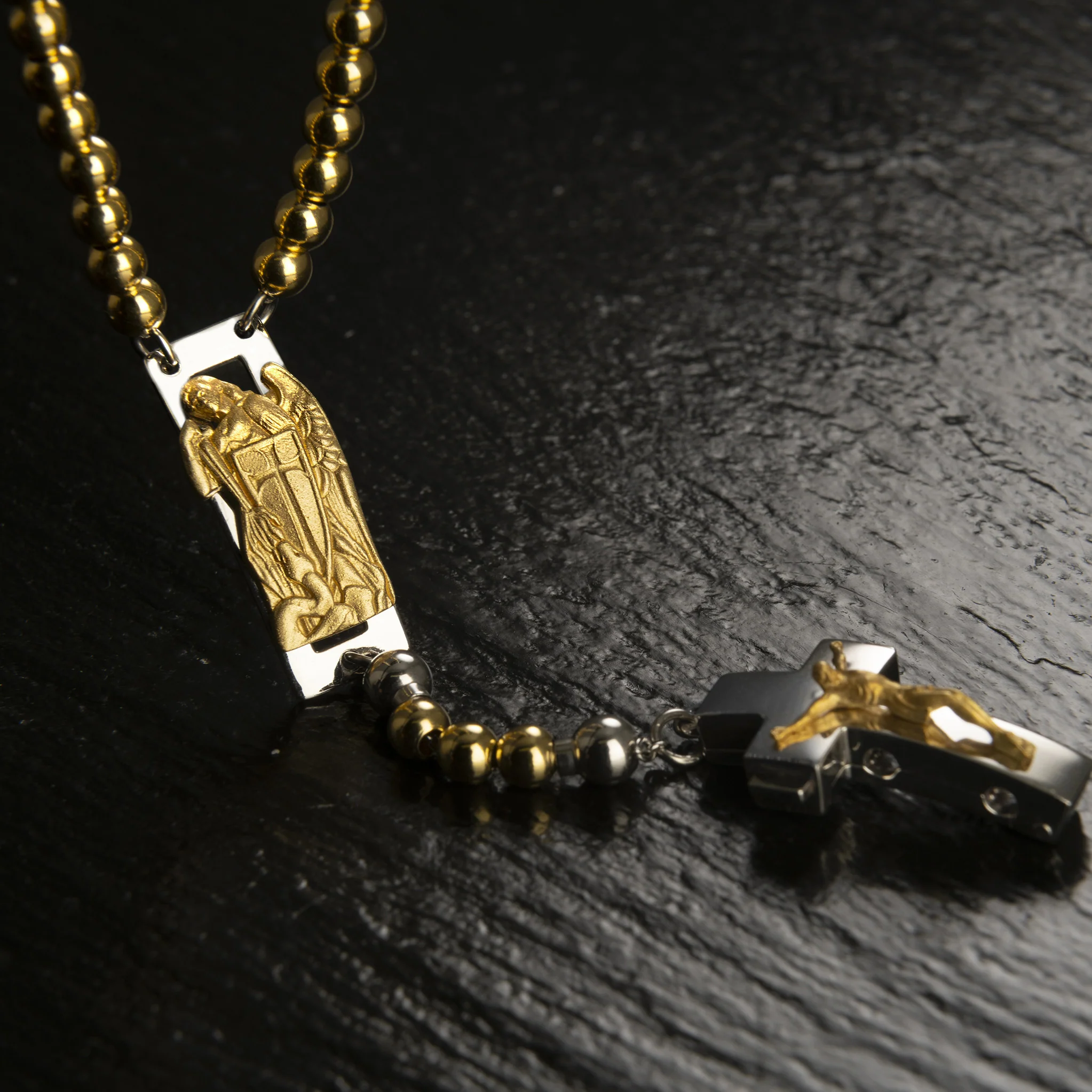 DEVOTIONAL ROSALET® - ROUND GOLD BEADS - Image 23