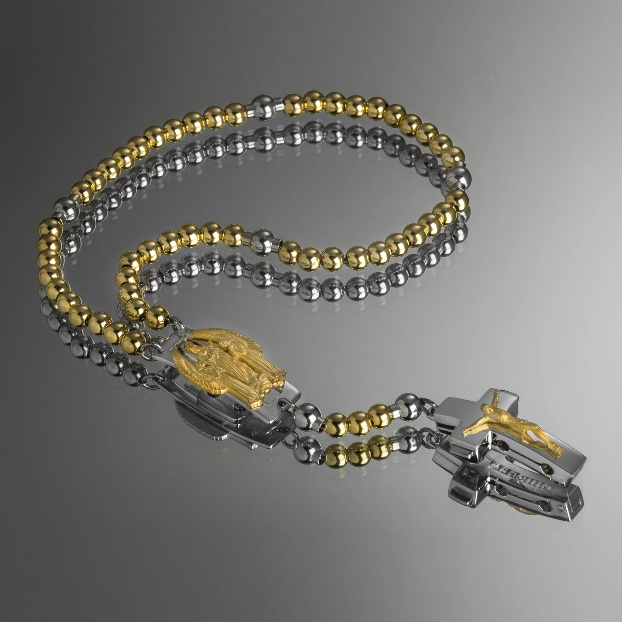 DEVOTIONAL ROSALET® - ROUND GOLD BEADS - Image 38