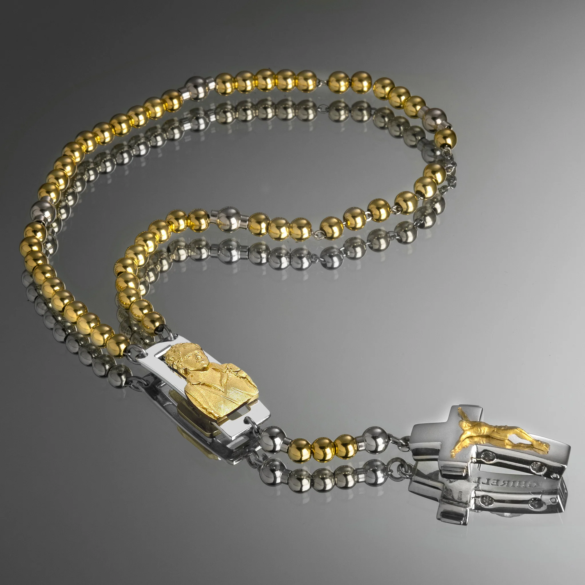 DEVOTIONAL ROSALET® - ROUND GOLD BEADS - Image 44