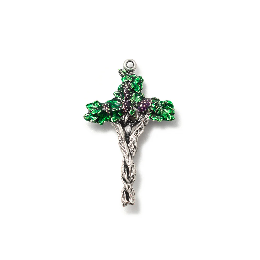 Merciful Jesus Divine Mercy Faceted Crimson & White Rosary - Image 3