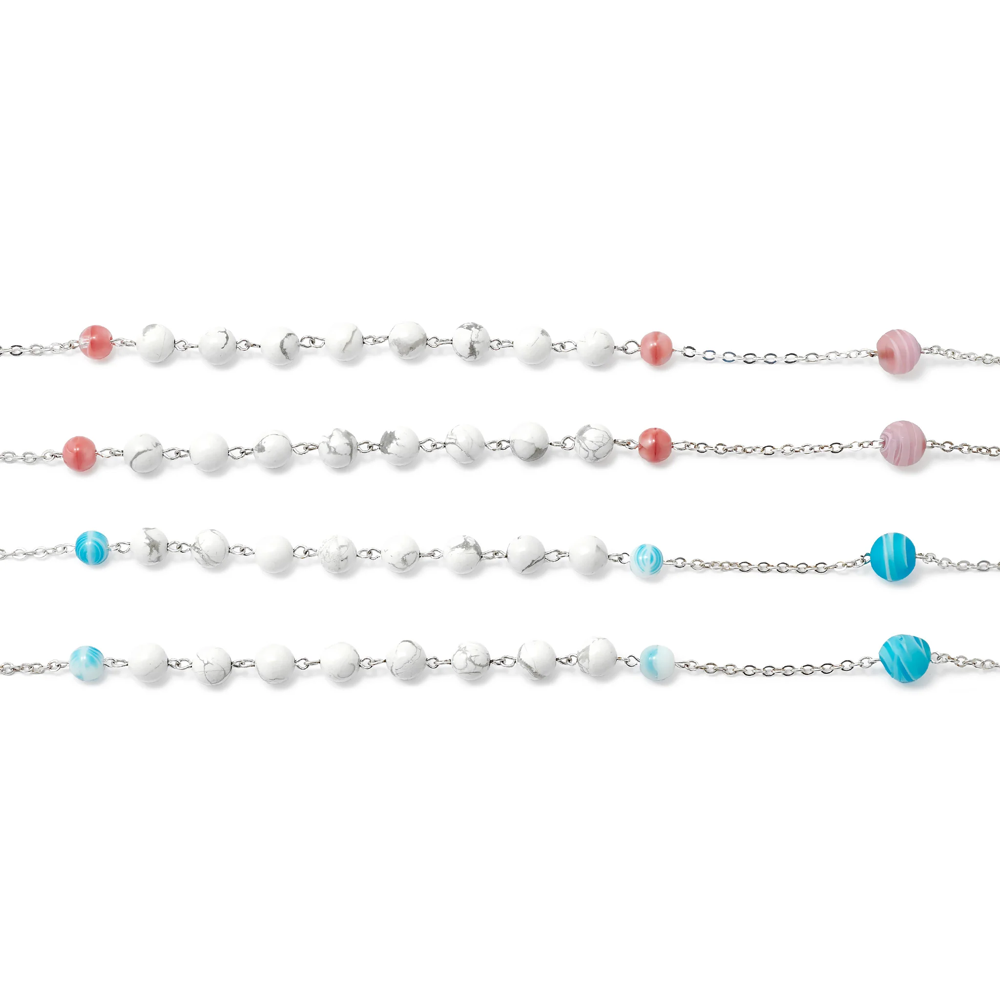 El Lazo Wedding Lasso Rosary with Genuine Murano Glass - Image 8