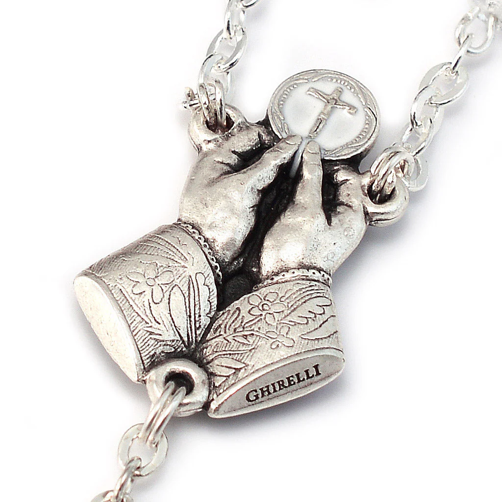 Fatima Immaculate Heart Wooden Rosary - Image 5