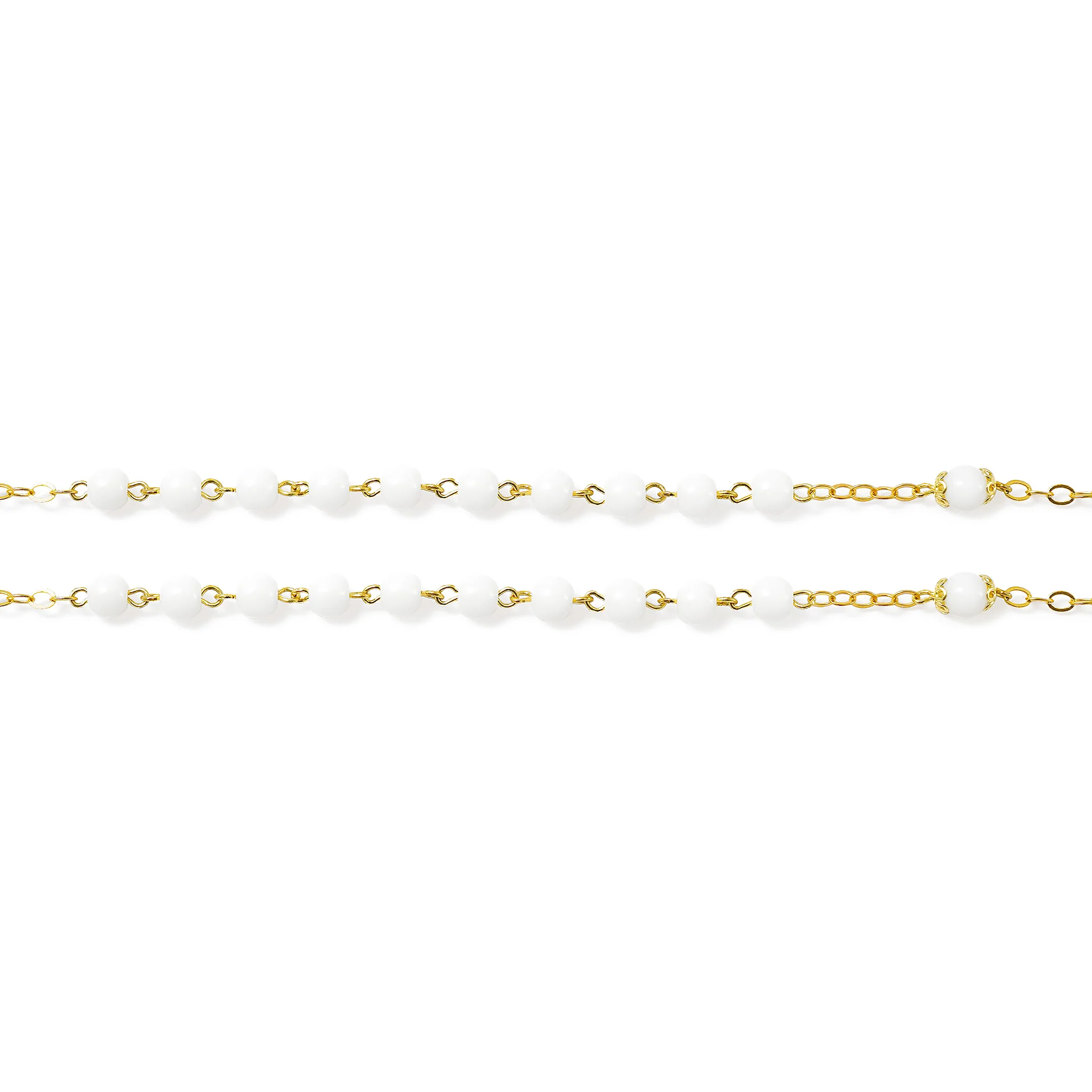 Holy Communion Eucharistic Rosary in Gold Plated - Image 6