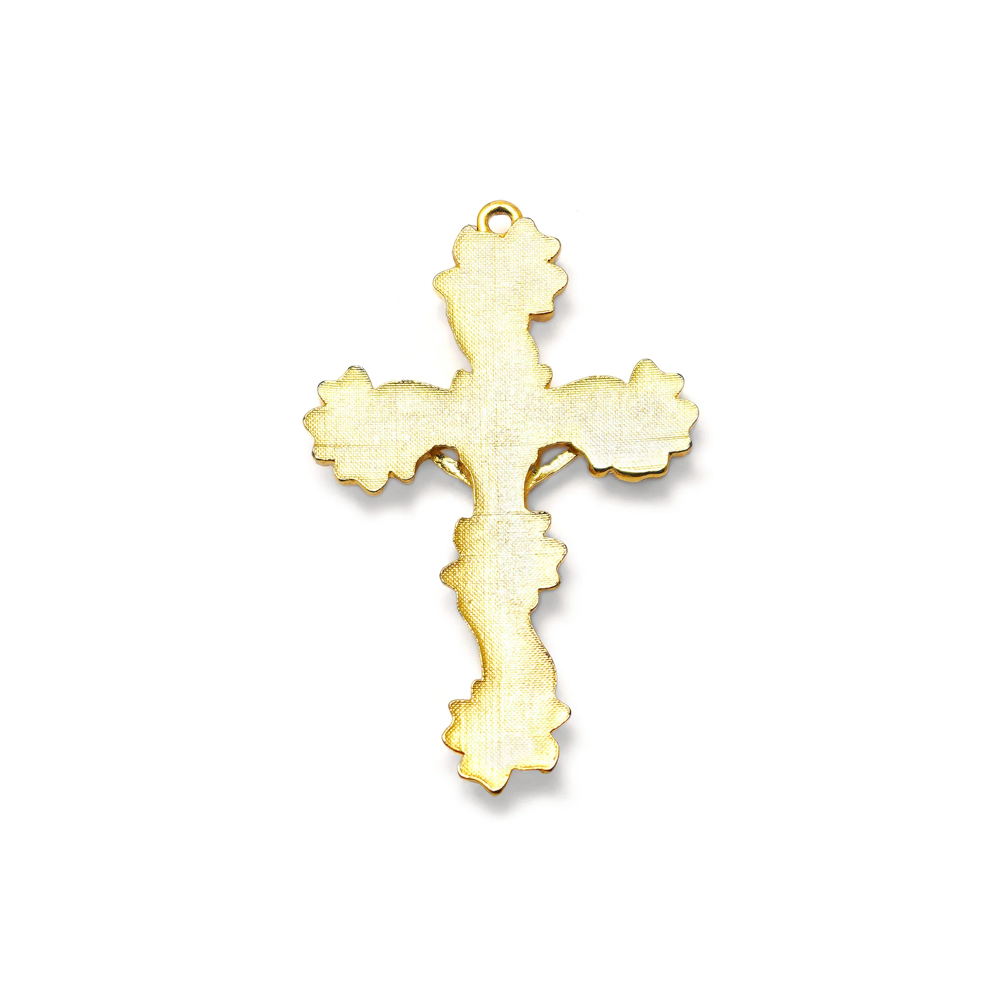 Holy Easter Gold Rosary with Hematite Stone - Image 3
