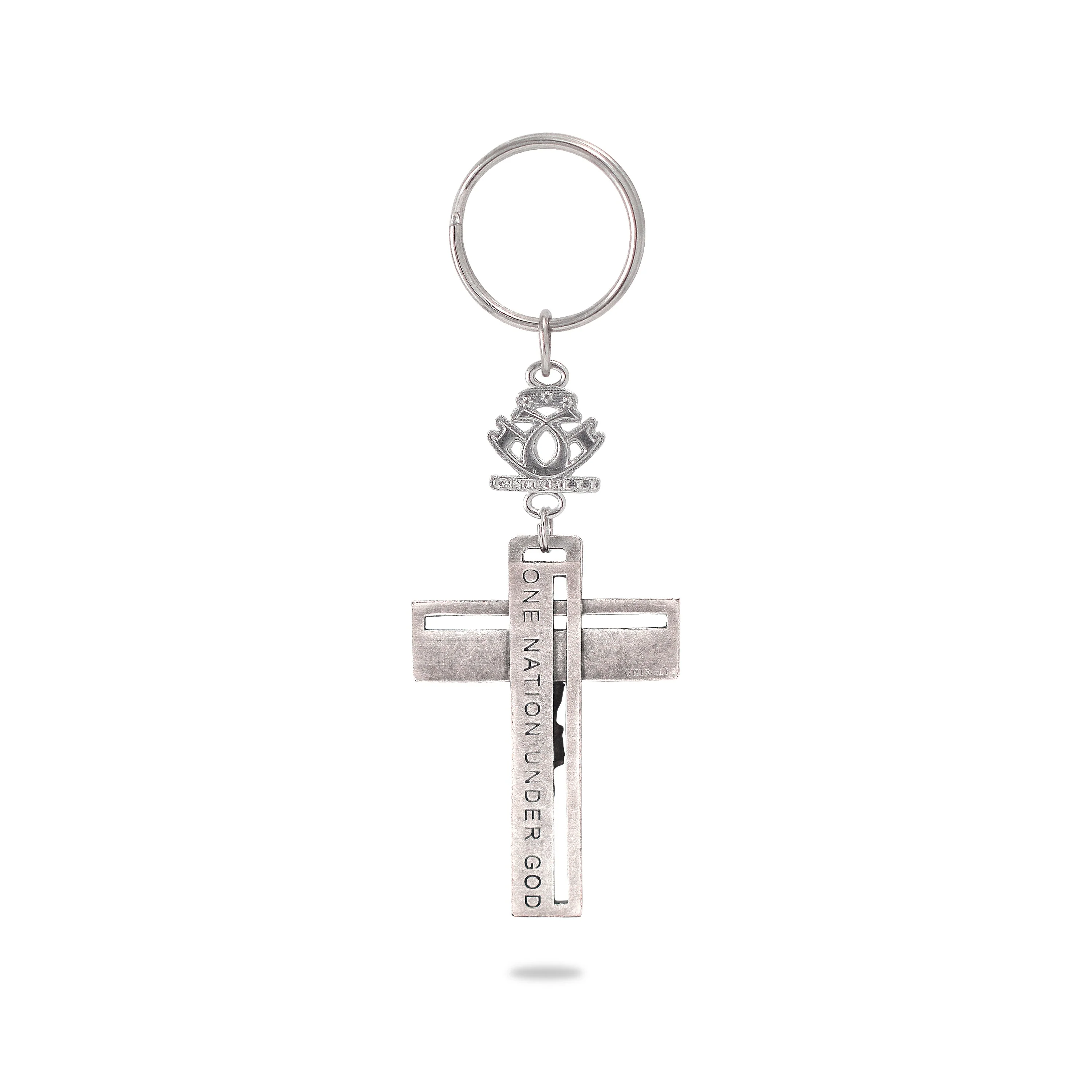 KEY CHAIN - PATRIOTIC CRUCIFIX - Image 2