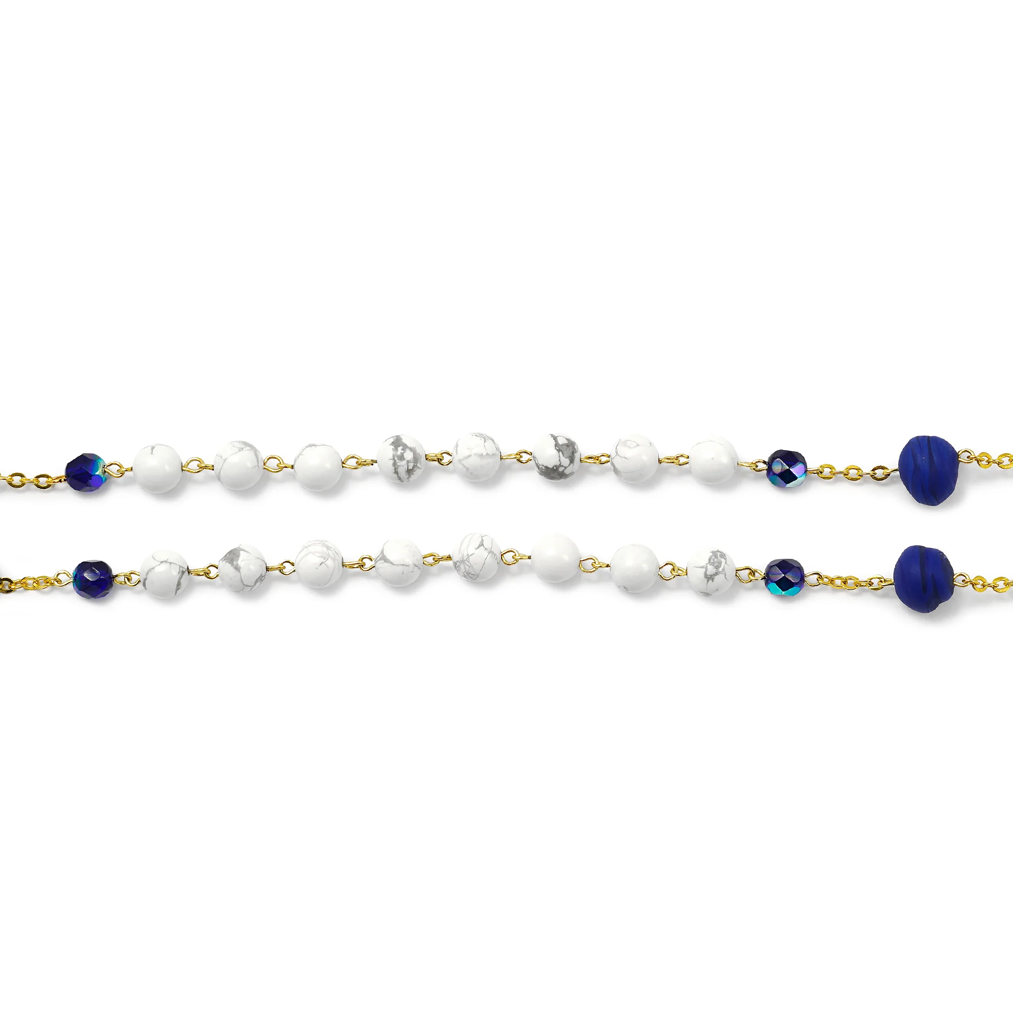 Lourdes Mysteries Booklet Rosary | Murano Beads & Gold - Image 7