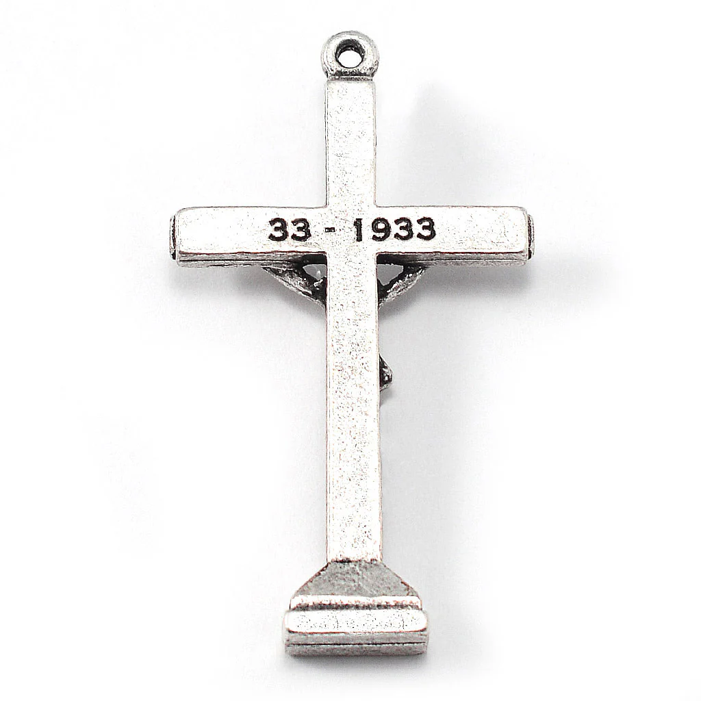 Medjugorje Queen of Peace Rosary, Aqua - Image 3