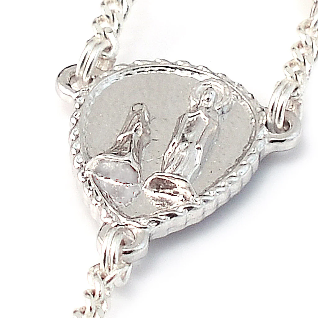 Precious Mother-of-Pearl & Sterling Silver Rosary - Image 4
