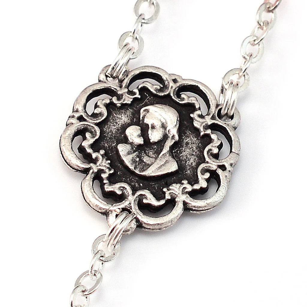 Motherly Embrace Decade Rosary, Blush - Image 3