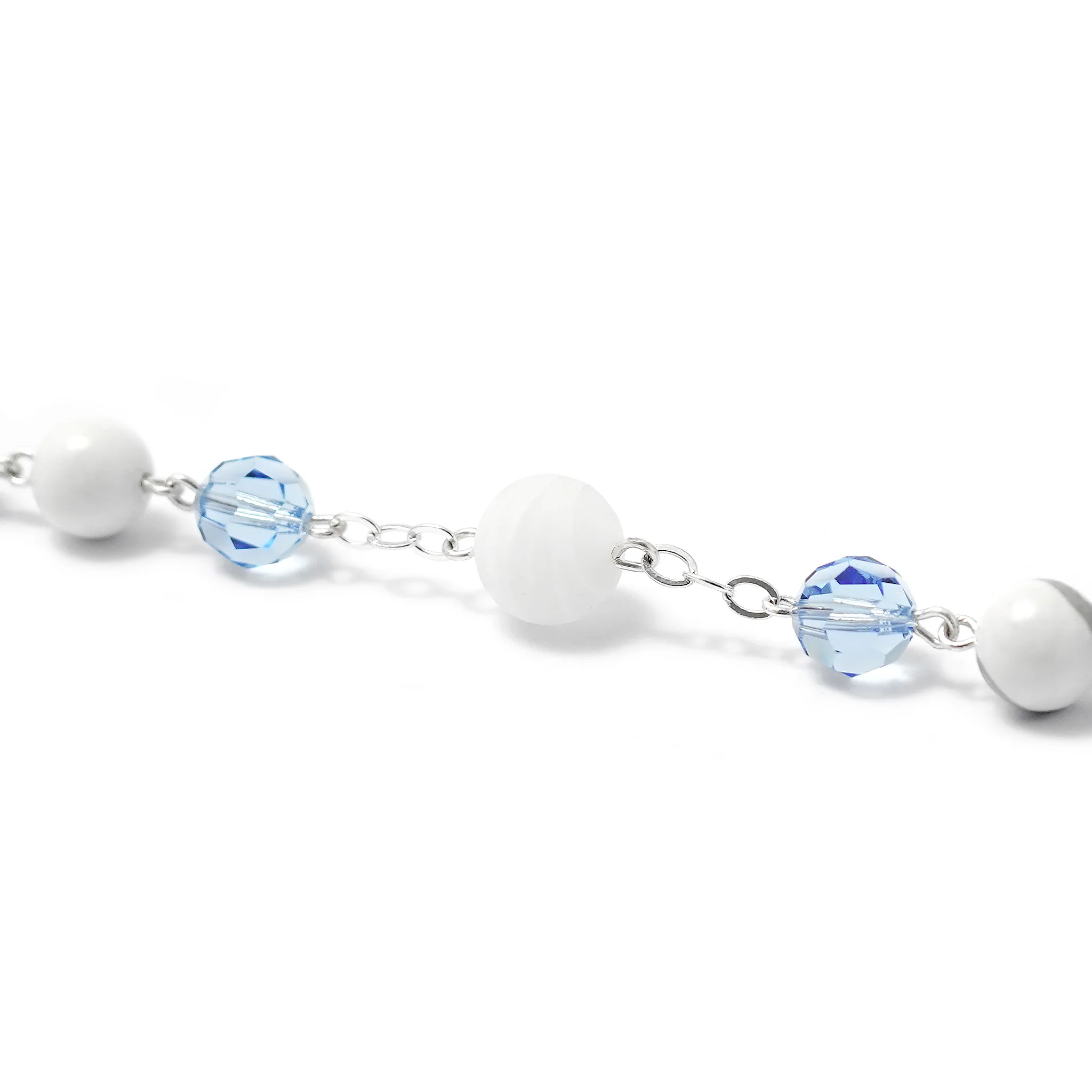 Our Lady of Fatima Rosary | Genuine Murano Beads & Crystal - Image 7