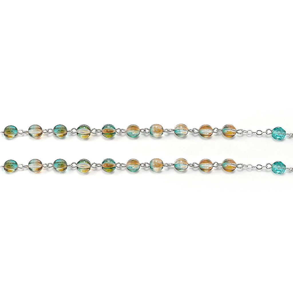 Our Lady of Guadalupe Rosary in Antique Silver - Image 7