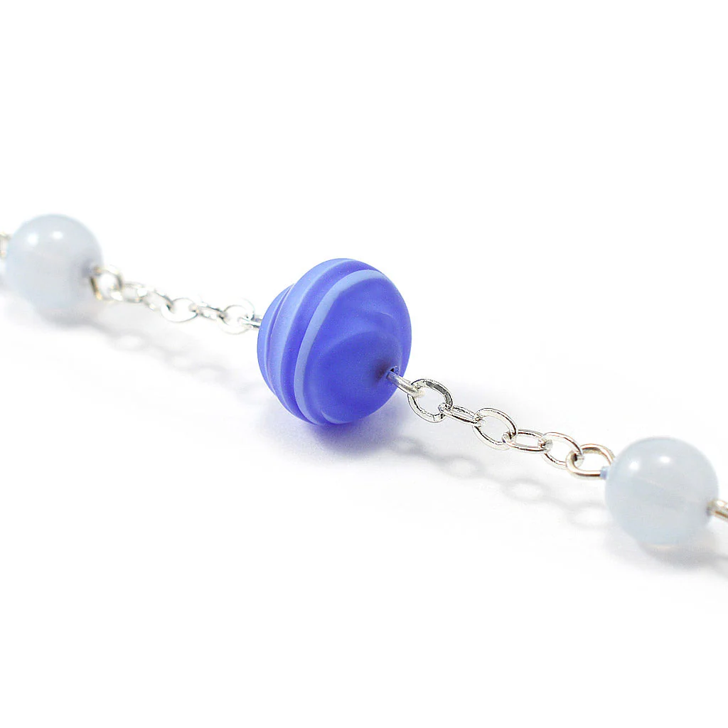 Rosaries for the Family Blue Crystal & Murano Glass - Image 7