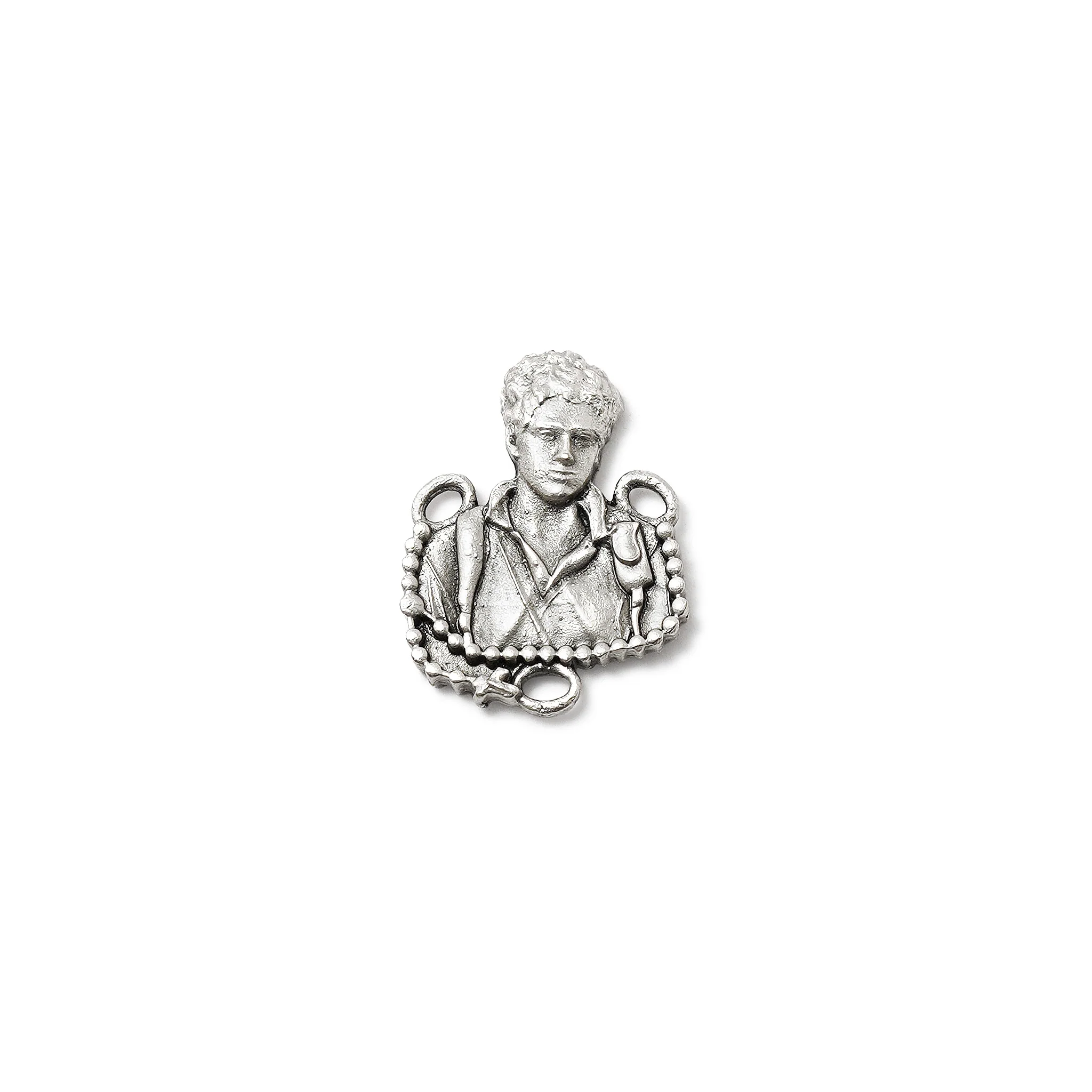 Saint Carlo Acutis Rosary | Crafted in Antique Silver - Image 6