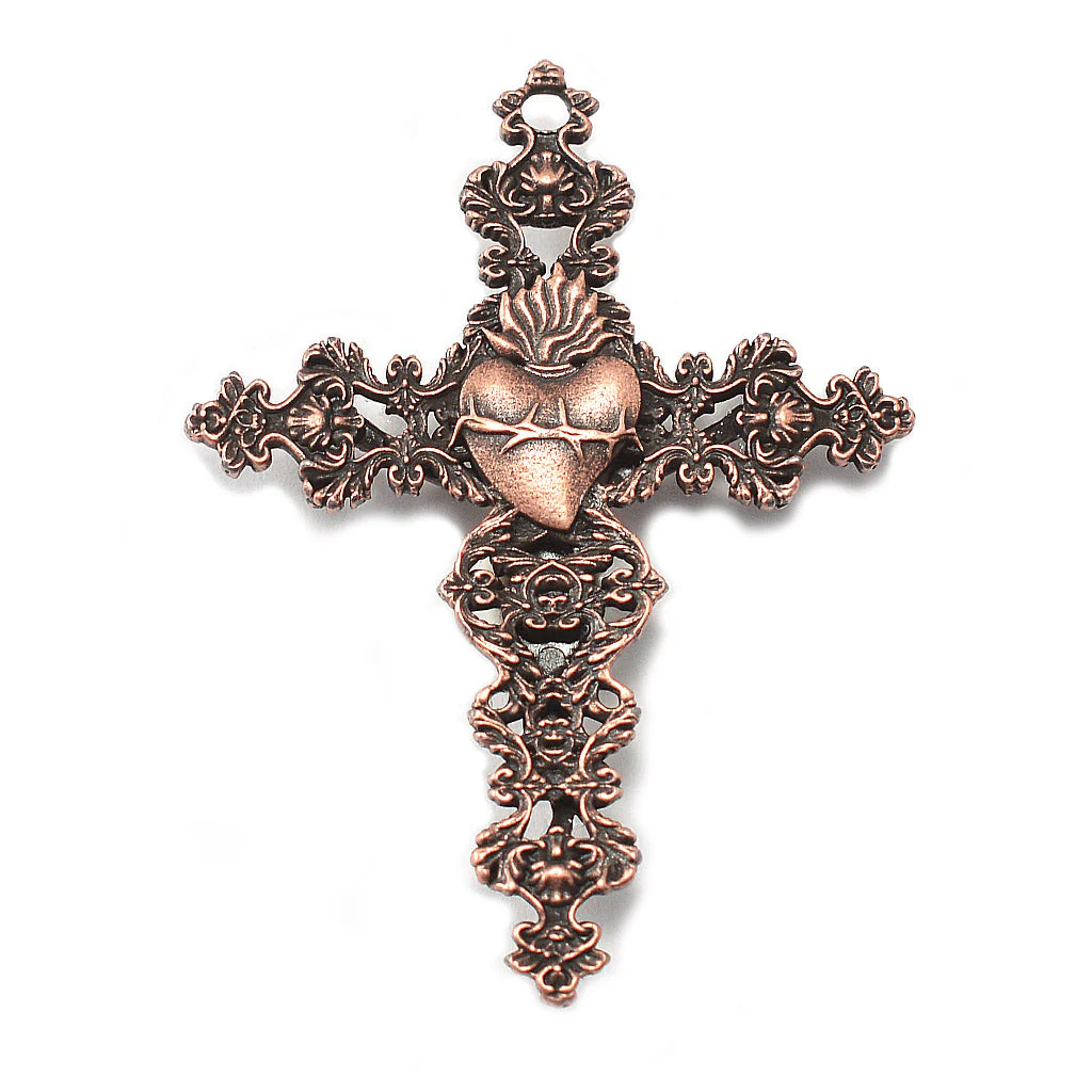 Saint Gianna Beretta Molla Rosary in Antique Copper - Image 3