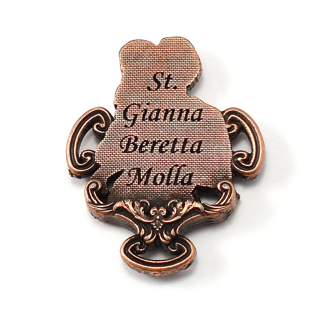 Saint Gianna Beretta Molla Rosary in Antique Copper - Image 5