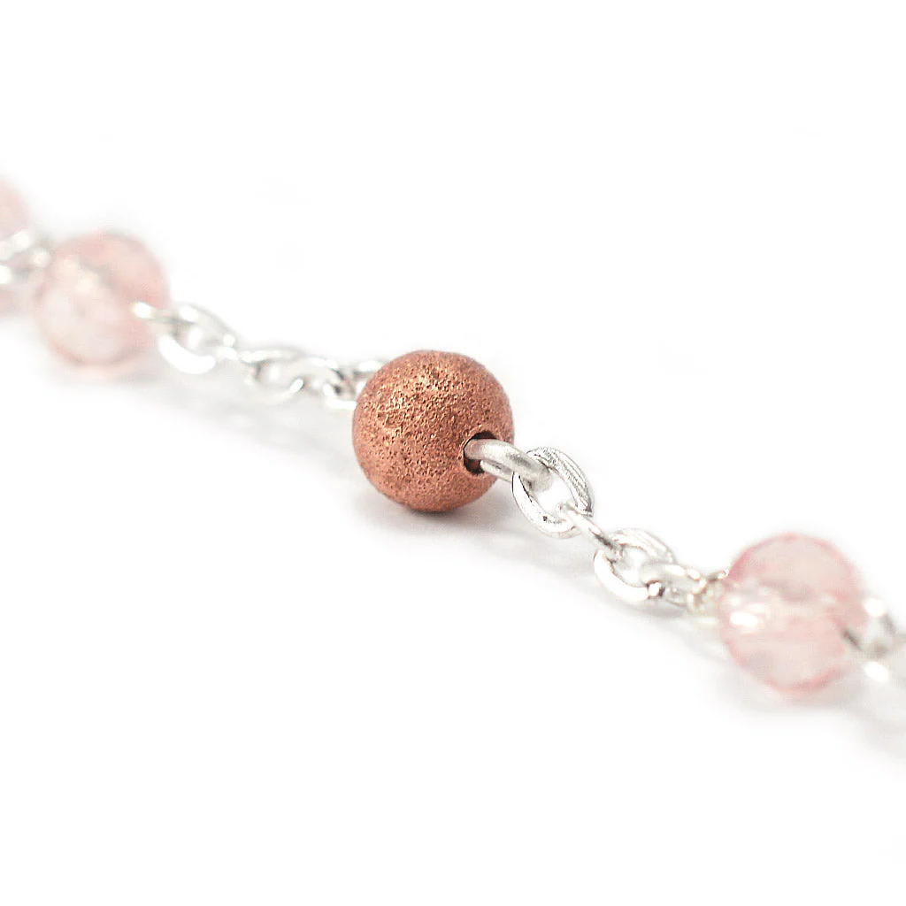 Saint Gianna Beretta Molla Rosary in Antique Copper - Image 7