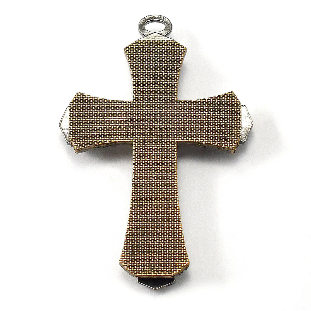 Saint Joseph Rosary in Bronze, Black & Hematite - Image 3