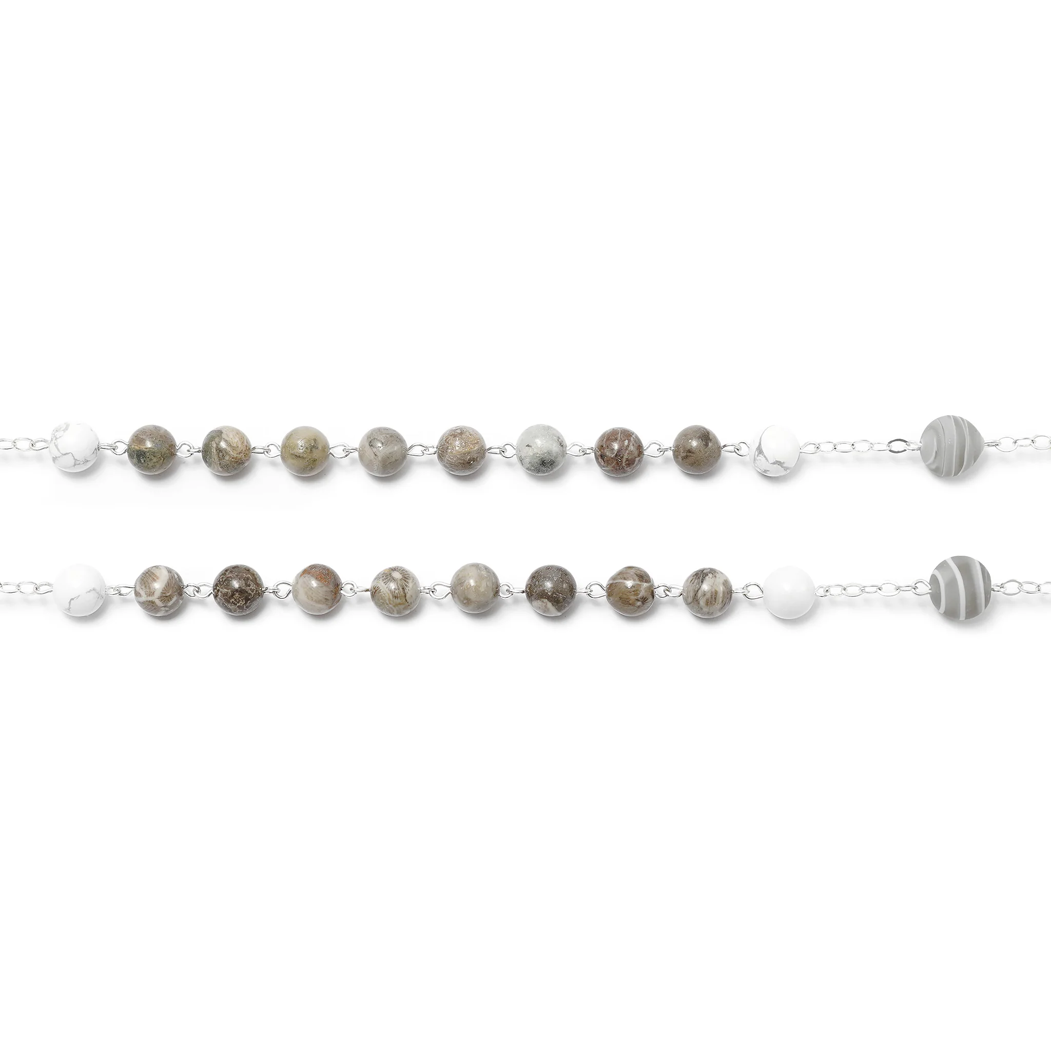 The Sistine Chapel Rosary in Antique Silver with Genuine Murano Glass Beads - Image 6