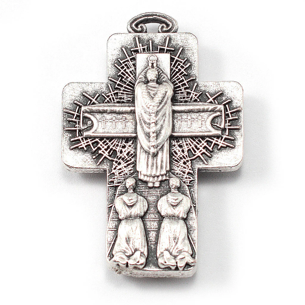 The Holy Mass Rosary with Italian Olivewood and Mother of Pearl Beads - Image 3