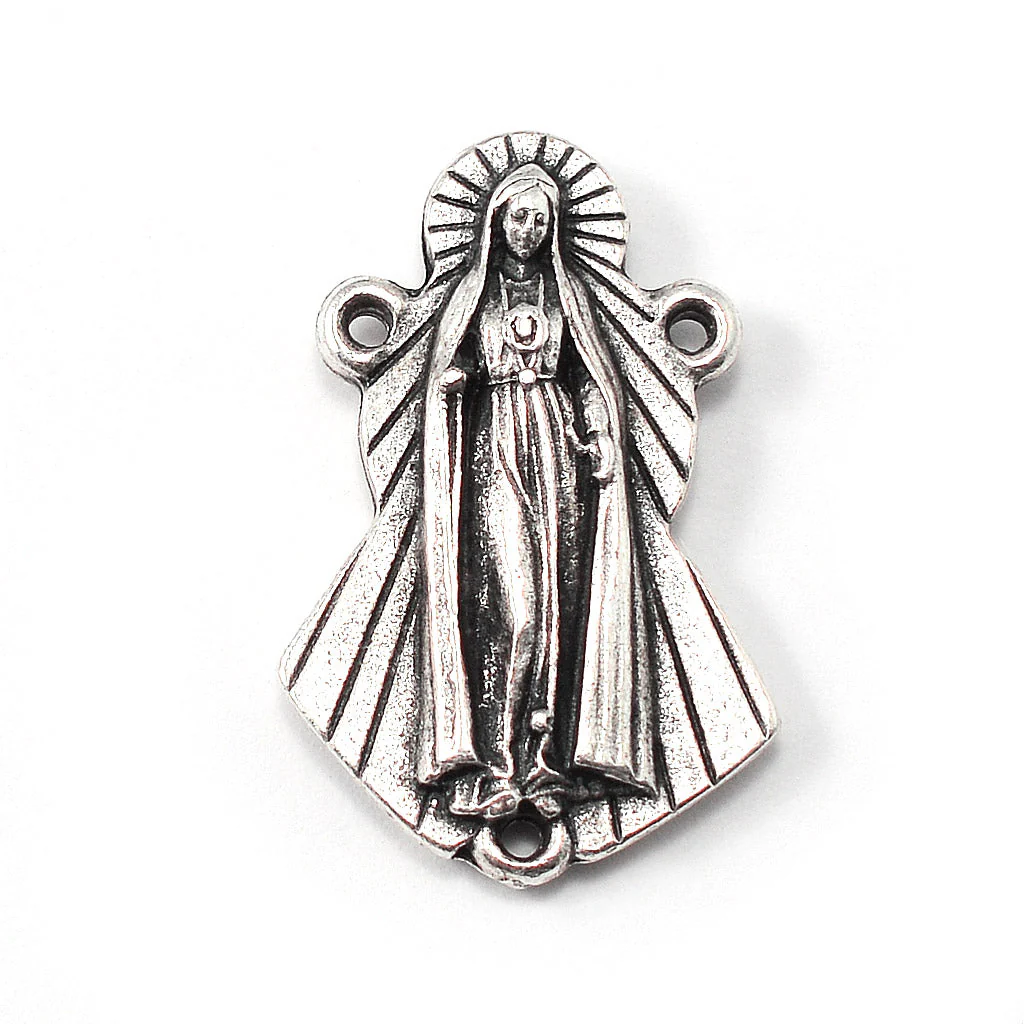 The Holy Mass Rosary with Italian Olivewood and Mother of Pearl Beads - Image 5