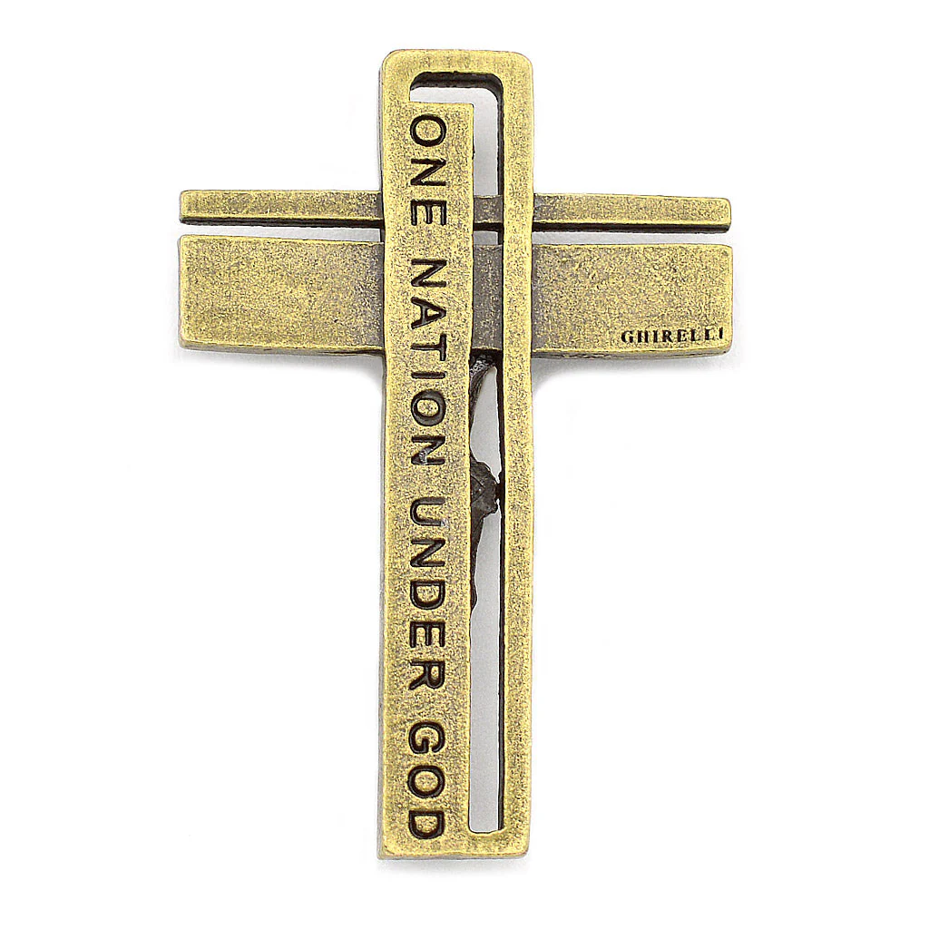 The USA Rosary in Bronze with White Glass - Image 3